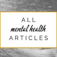 Banner: All mental health articles