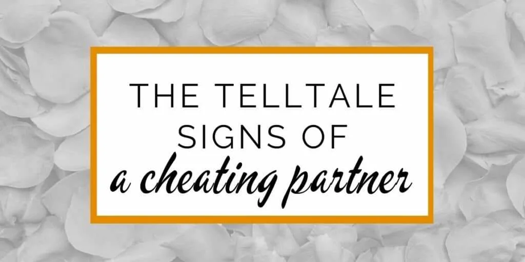 Banner: The telltale signs of a cheating partner